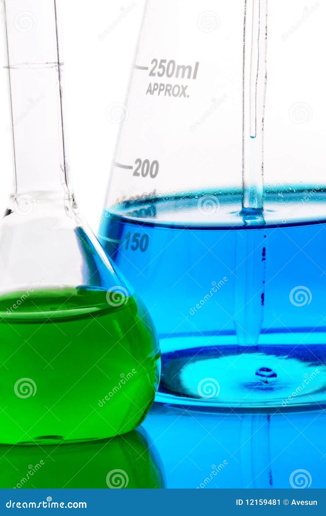 Laboratory glassware stock image. Image of medicine, pharmacy 12159481