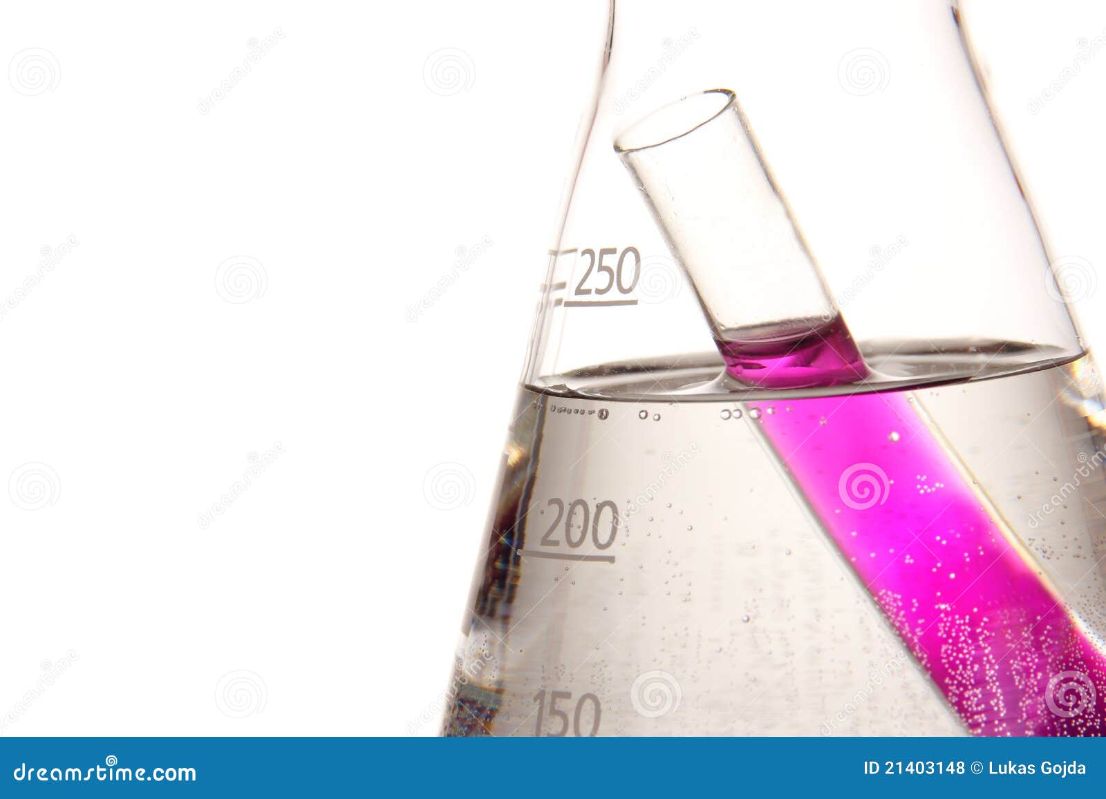 Laboratory glassware stock photo. Image of color, microbiology 21403148
