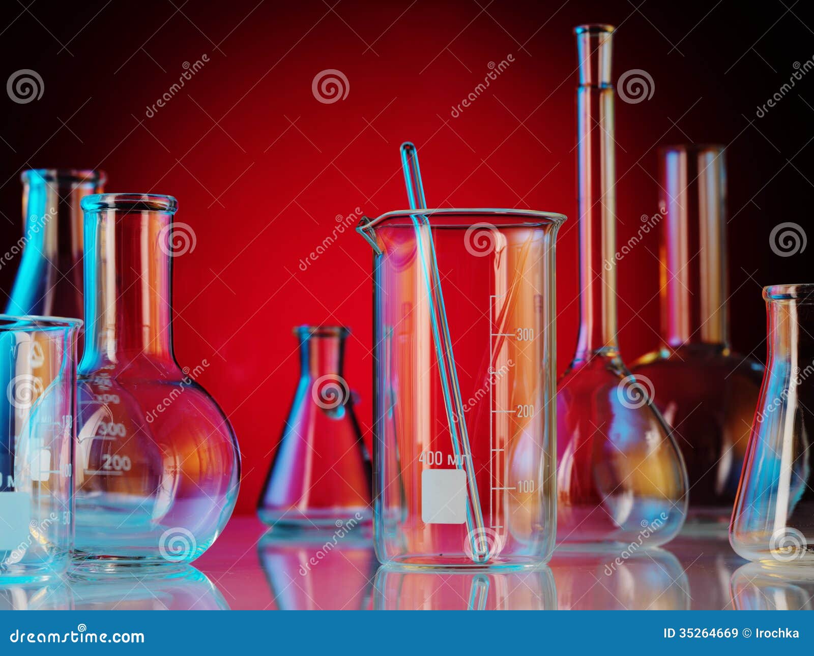 Laboratory glassware stock image. Image of biotechnology 35264669