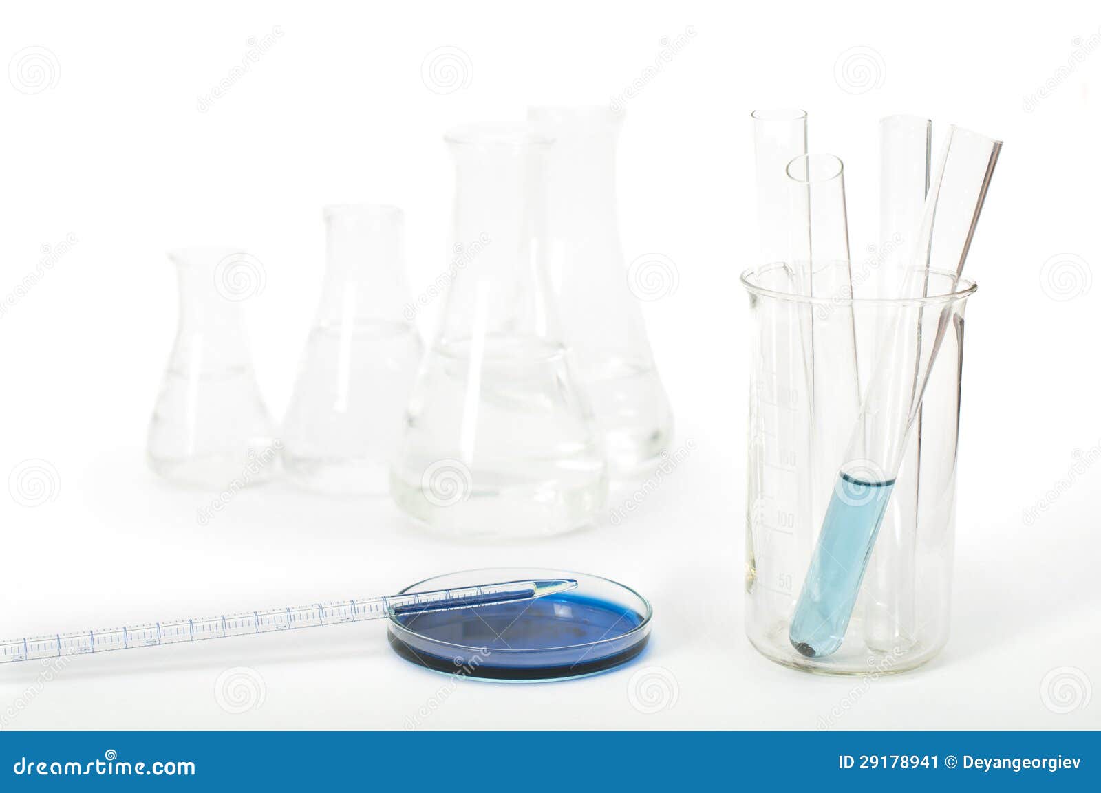 Laboratory Glassware Equipment Stock Image Image of laboratory