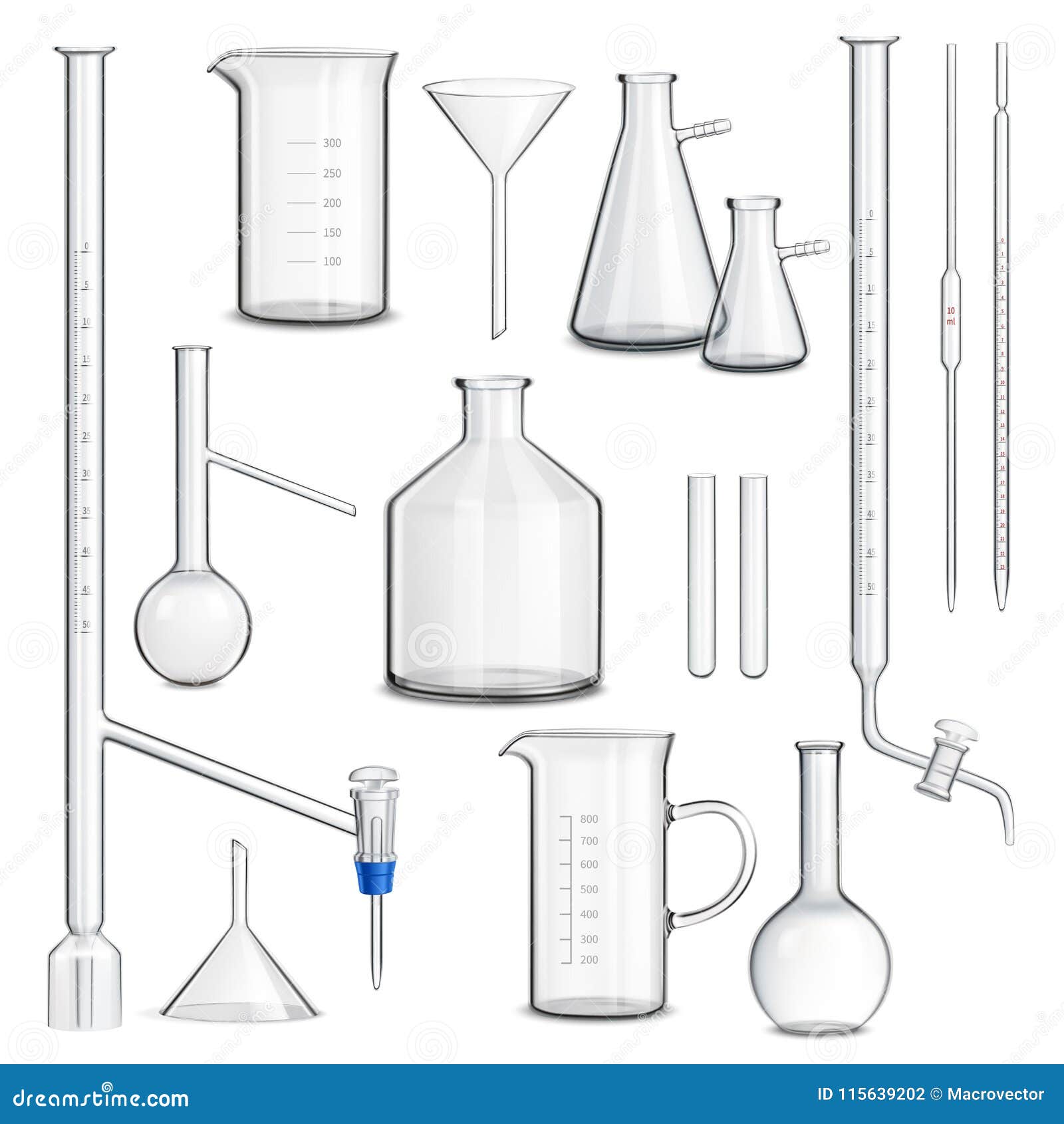 Basic Lab Glassware Set Glassware Set, Laboratory Glassware