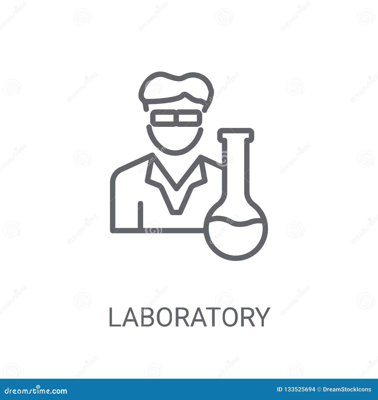 Laboratory Icon. Trendy Laboratory Logo Concept on White Backgro Stock