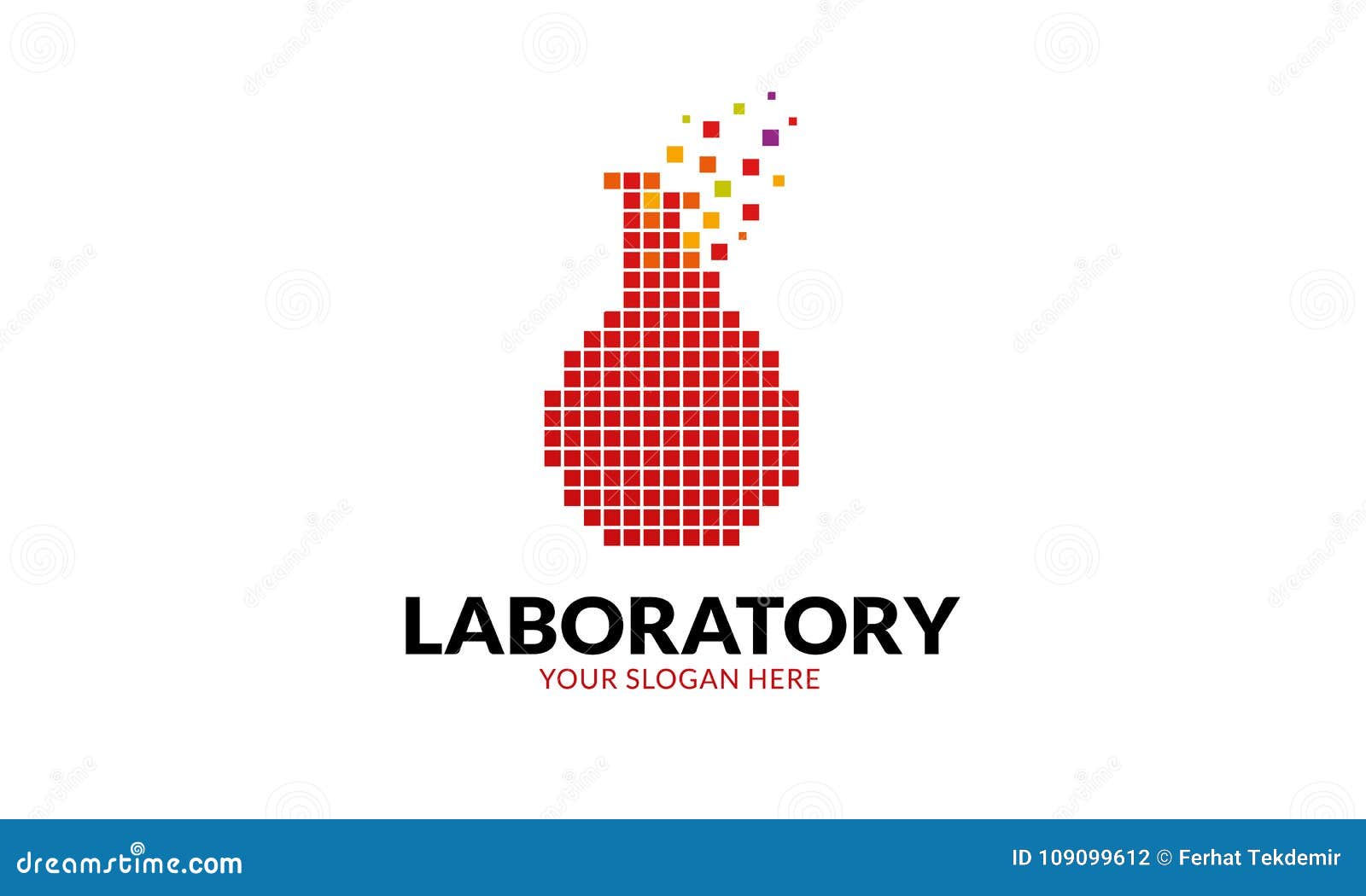 Laboratory Logo Template Stock Vector Illustration Of Chemical