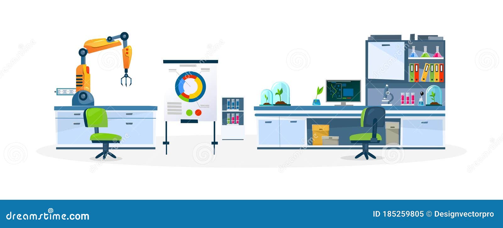 Laboratory with Modern Equipment and Technology Stock Vector - Illustration of colourful, paper: 185259805 Laboratory with Modern Equipment and Technology Stock Vector - Illustration of colourful, paper: 185259805