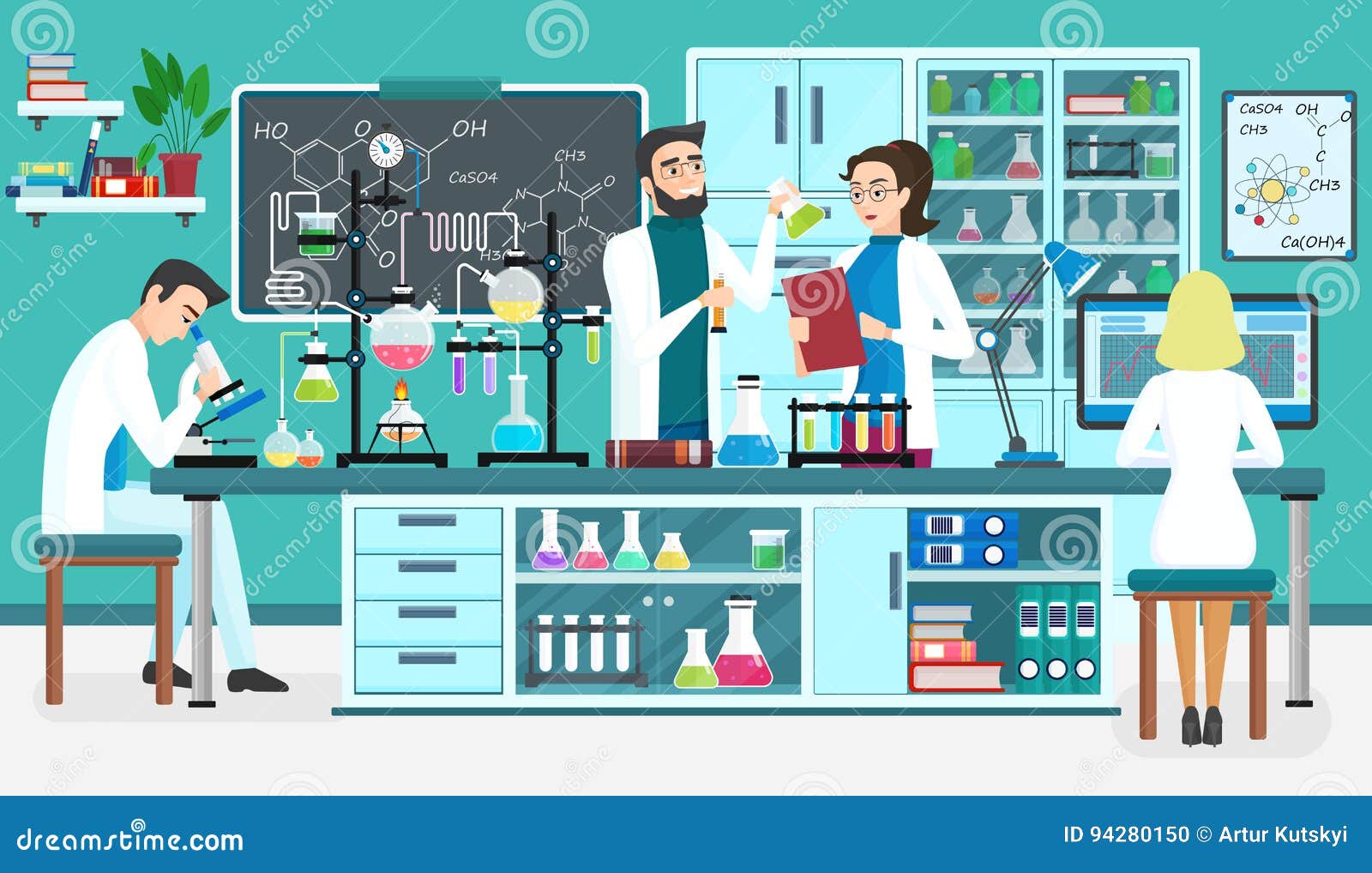 Laboratory Ppe Cartoon