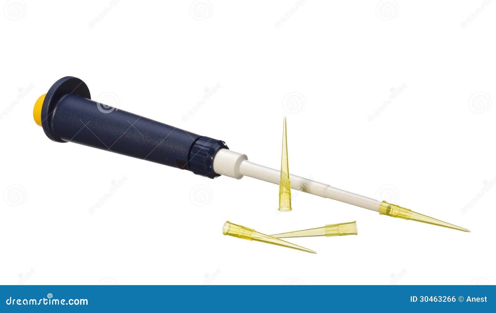 Laboratory Pipette and Tips Stock Photo Image of dropper, macro 30463266