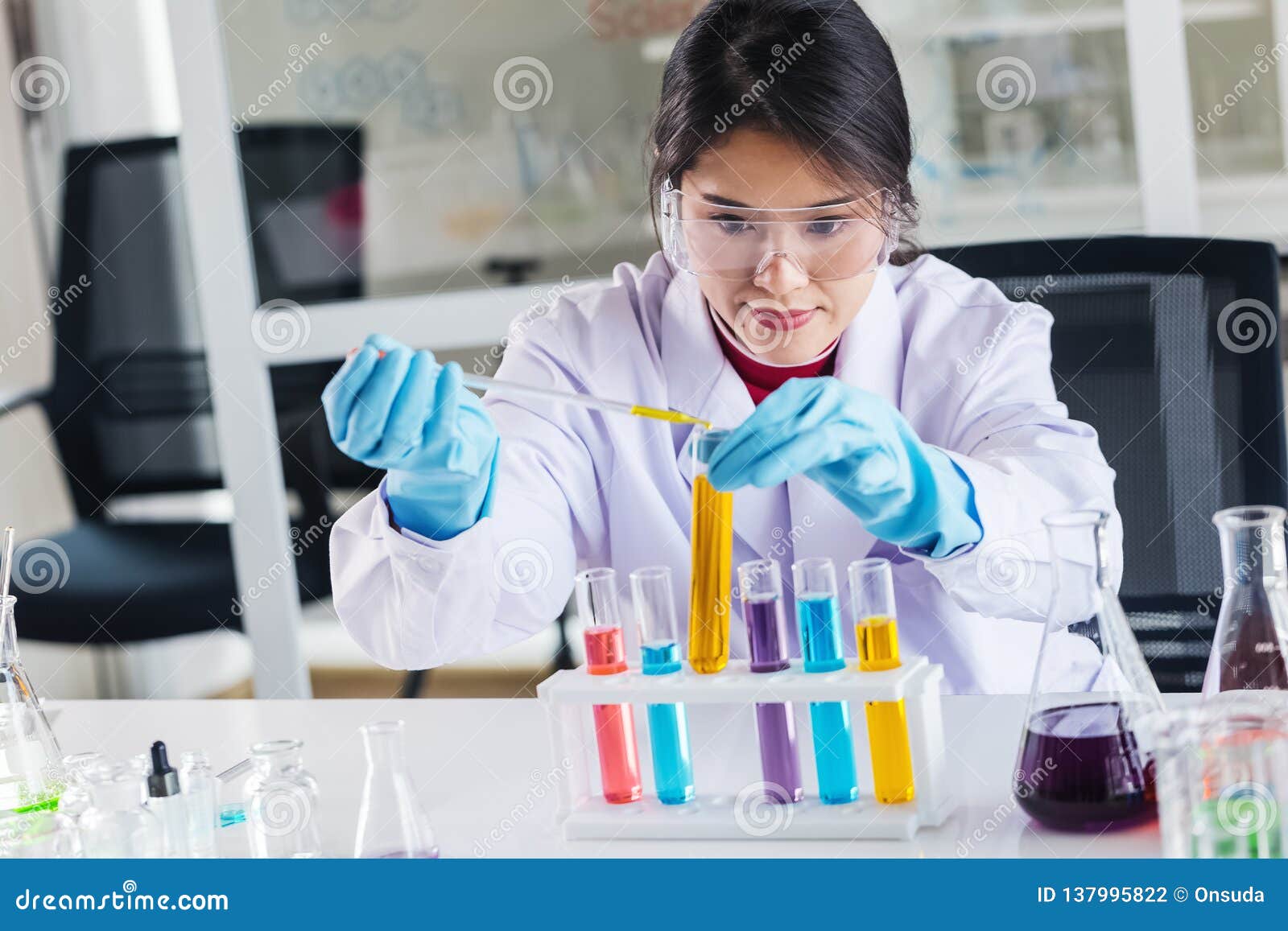 Laboratory Research Concept Stock Photo Image of medicine, colorful