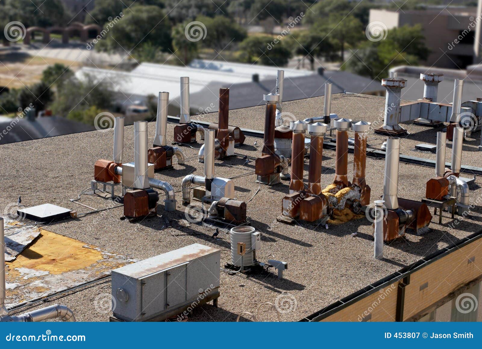 Laboratory Rooftop stock image. Image of rooftop, create 453807