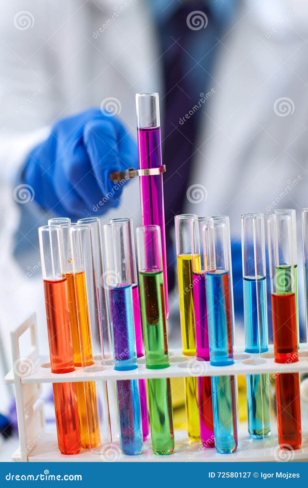 Laboratory Test Tubes in Science Research Lab Stock Image Image of
