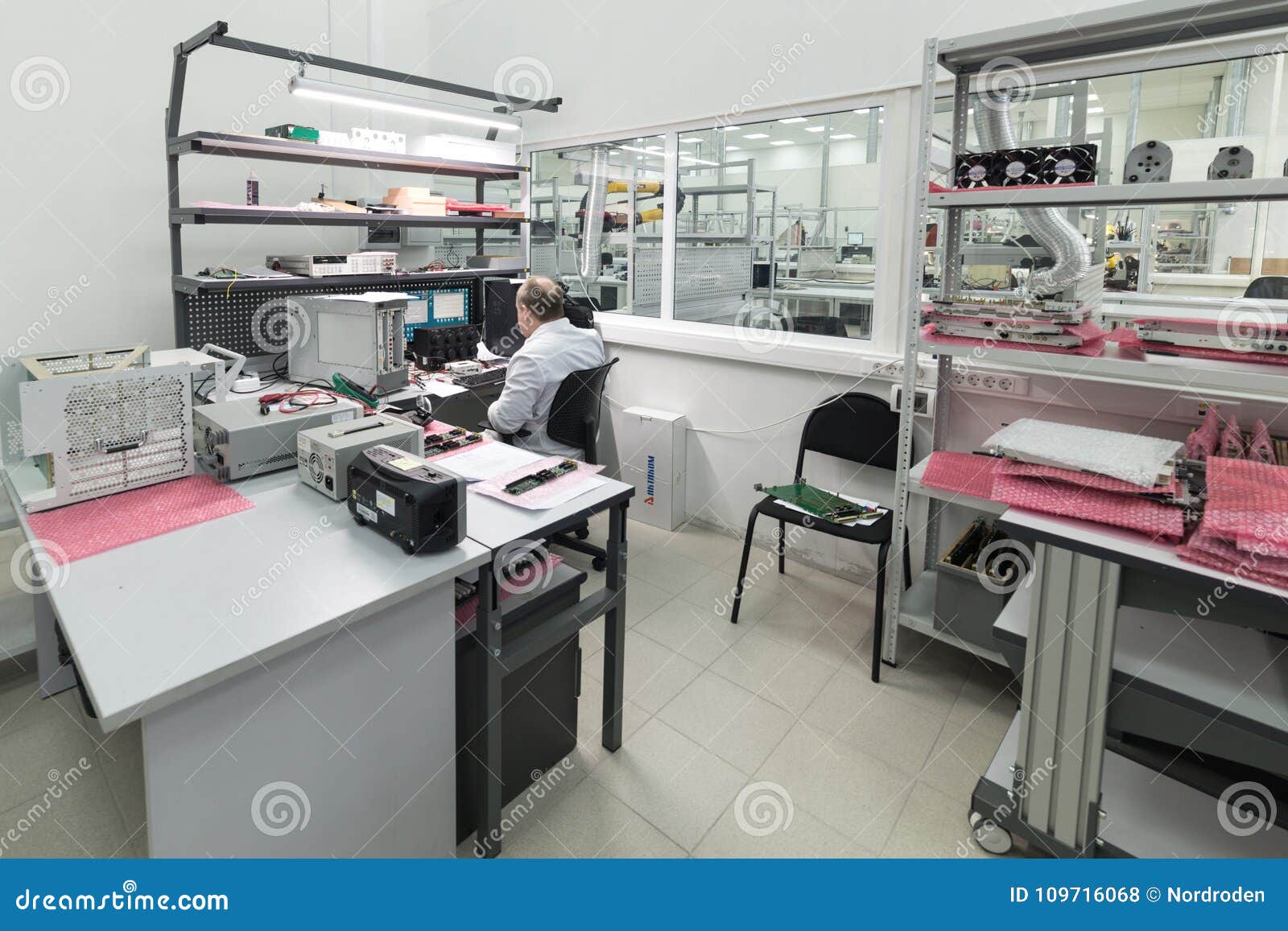 Laboratory for Testing and Adjustment of Electronic Equipment