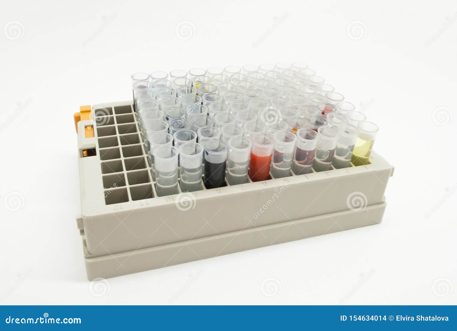 Laboratory Testing. Science Research Lab Equipment. Boxes with Bulbs