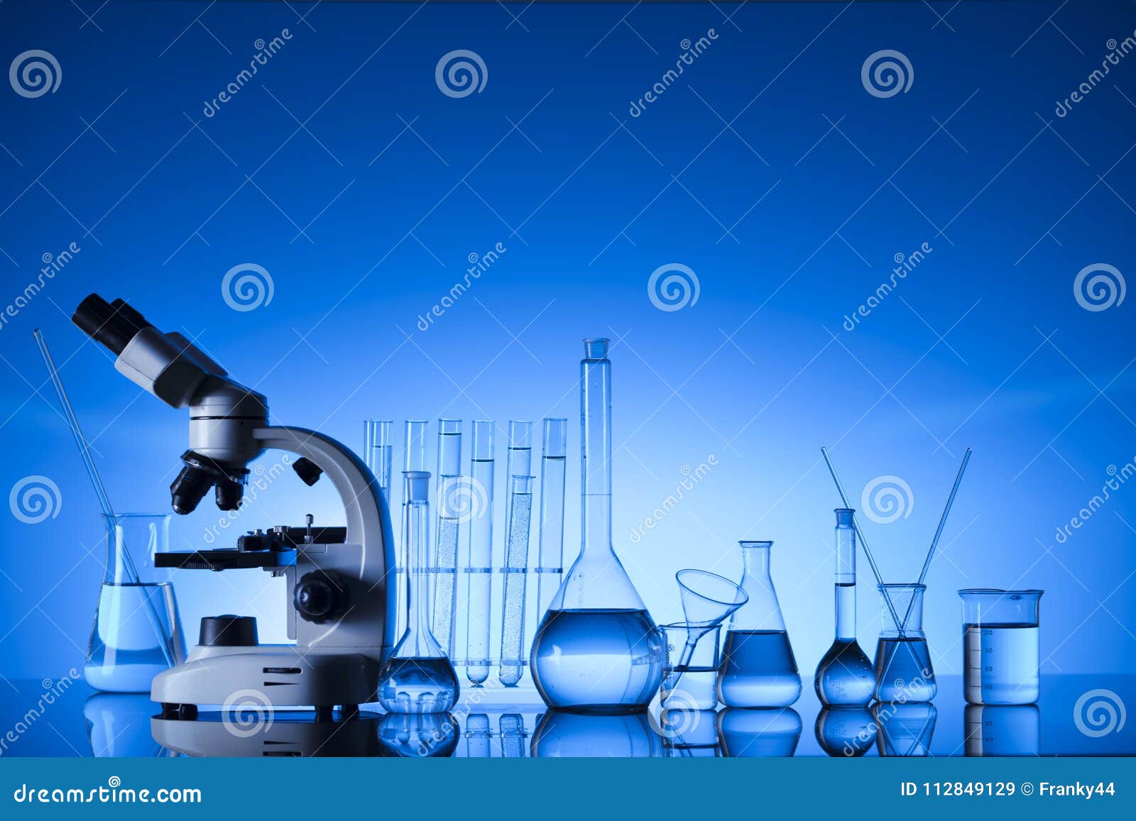 Laboratory Theme. Place For Typography And Logo. Stock Image - Image of ...