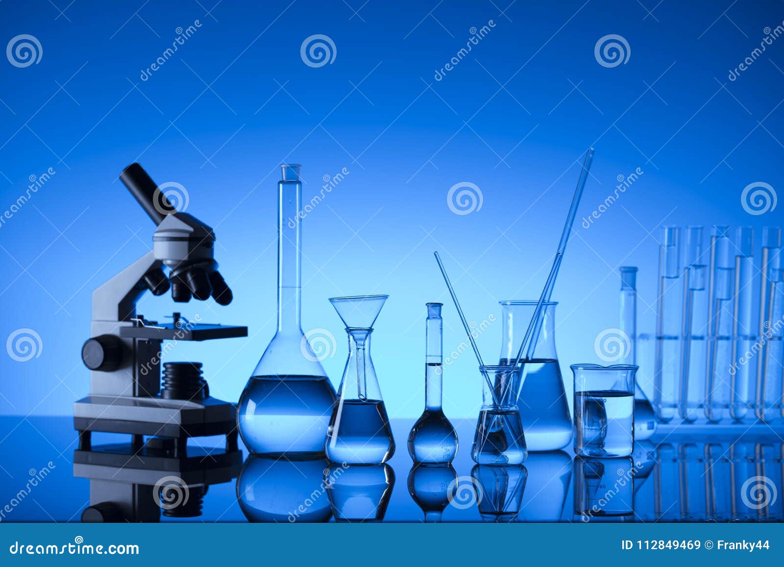 Laboratory Theme. Place for Typography and Logo. Stock Image - Image of ...