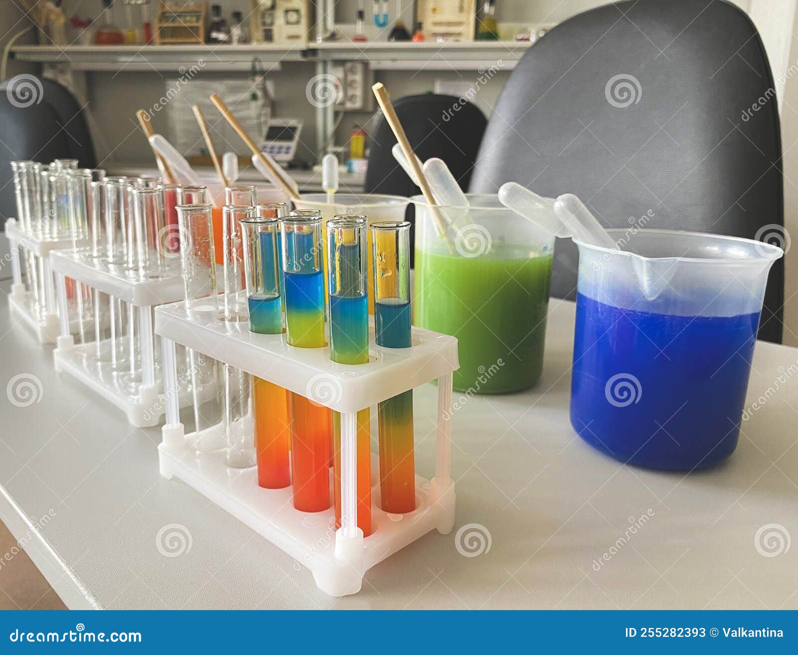 Laboratory Utensils and Accessories for the Tests and Experiments with ...