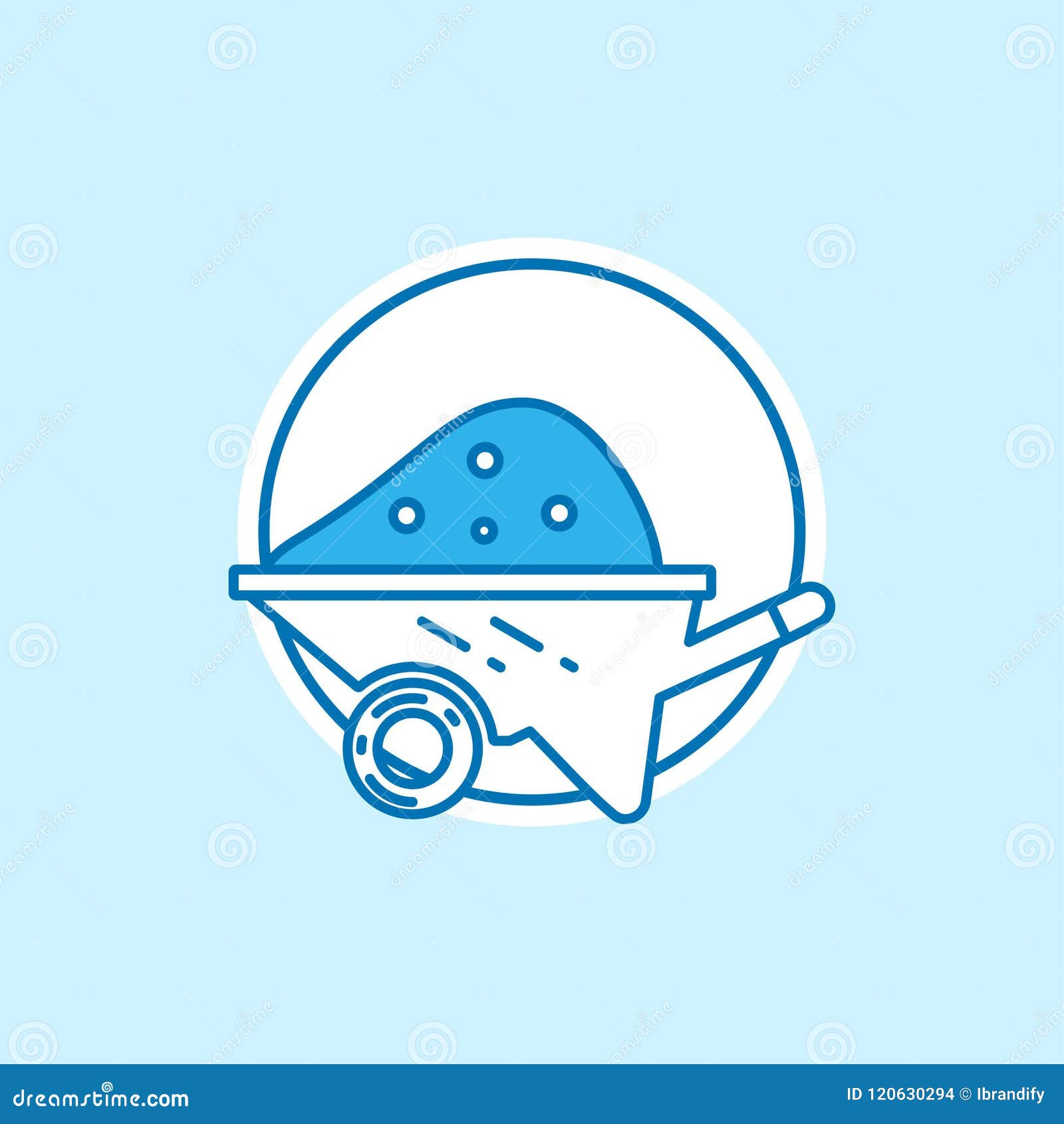 labour day icon with light background with blue theme icon