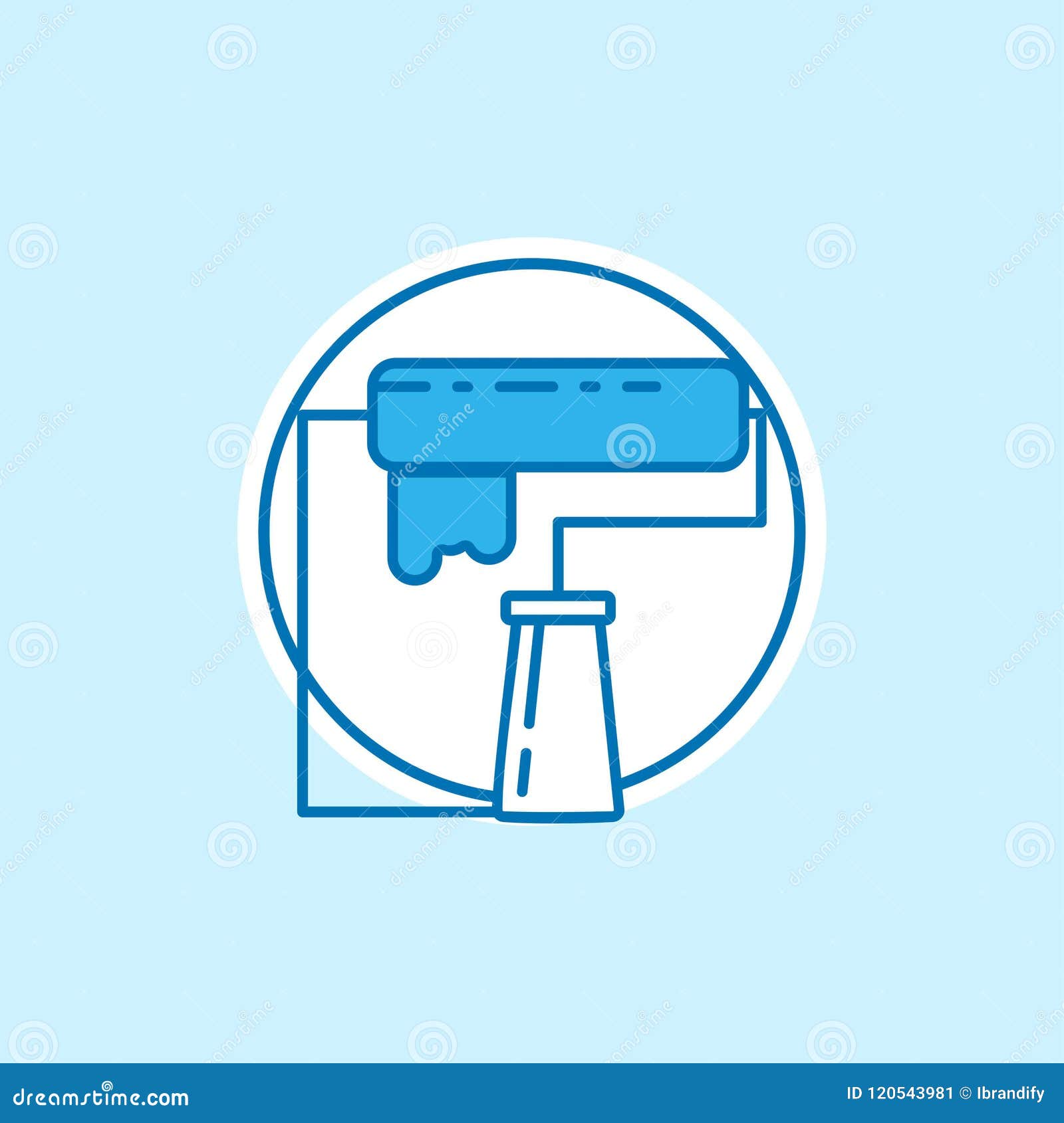labour day icon with light background with blue theme icon