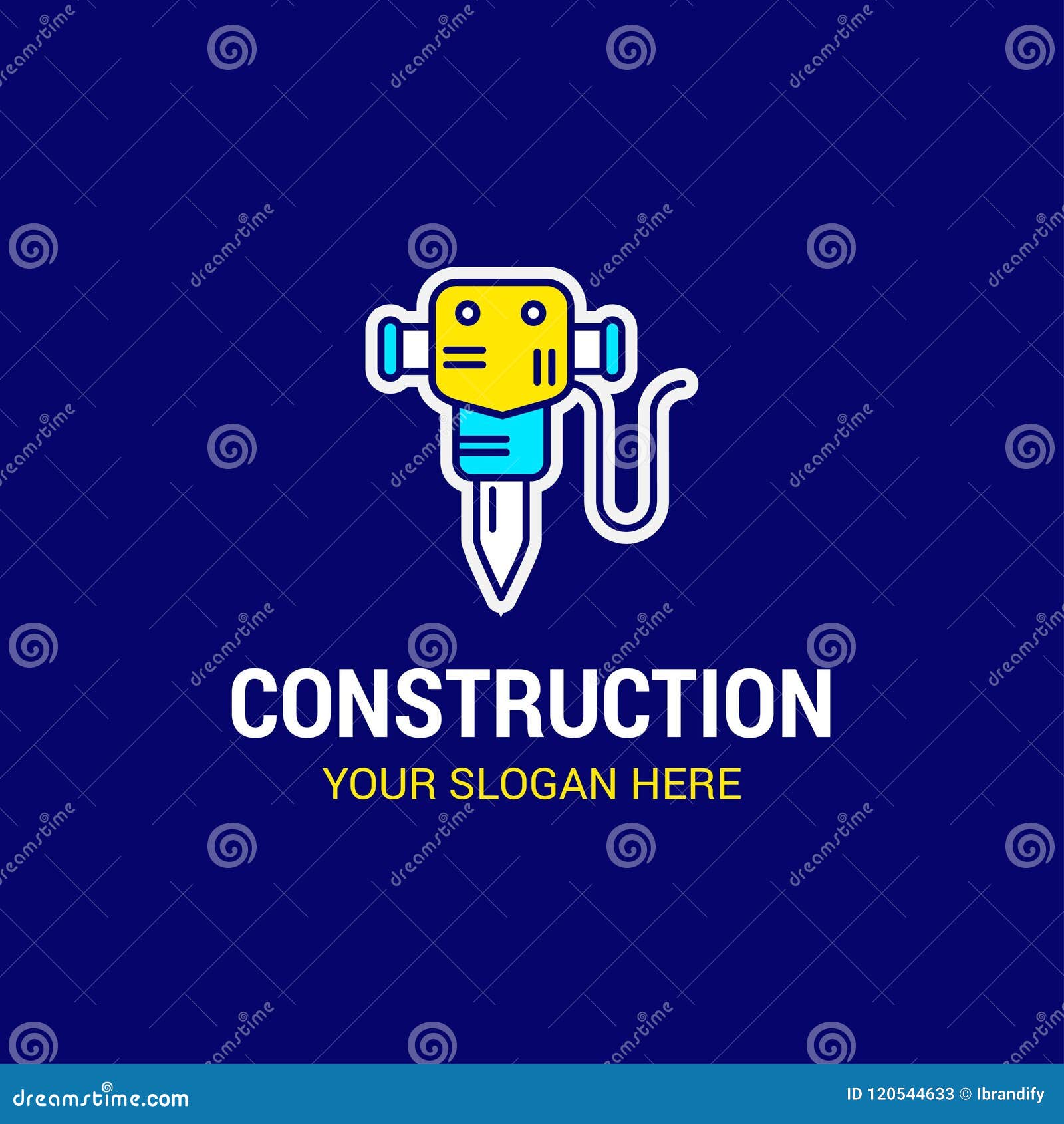 labour day logo with dark blue background 