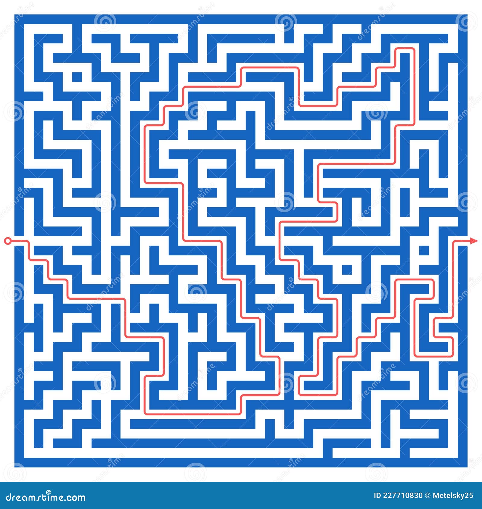 Doorlaatbaarheid Schuine streep vrije tijd Labyrint Maze-ontwerp. Zoek De Weg Naar Puzzel Met Ingang En Uitgang.  Vectorillustratie. Vector Illustratie - Illustration of onderwijs,  overzicht: 227710830