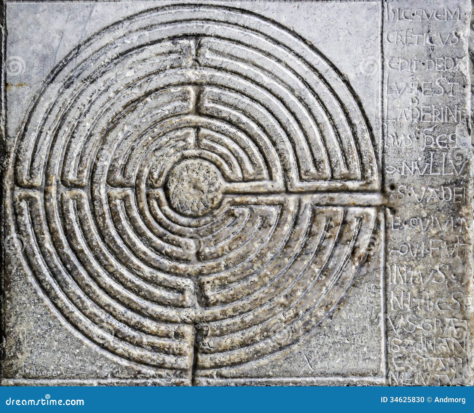 Labyrinth stock photo. Image of circle, medieval, maze 34625830