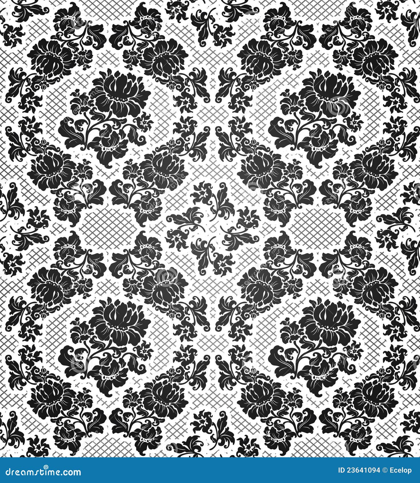 Lace Background, Ornamental Flowers Stock Vector - Illustration of ...