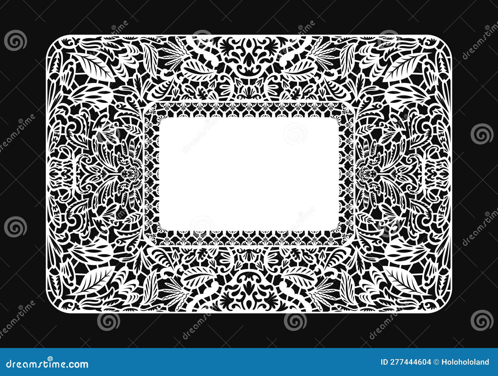 Lace doilies stock vector. Illustration of wedding, romantic 277444604