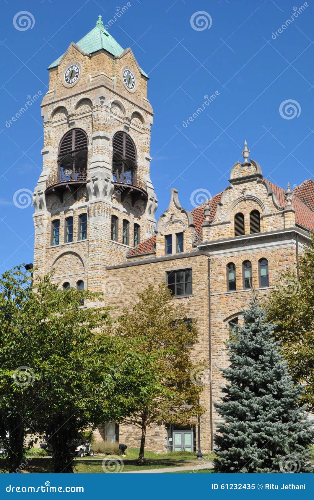 Lackawanna County Courthouse in Scranton, Pennsylvania Stock Image