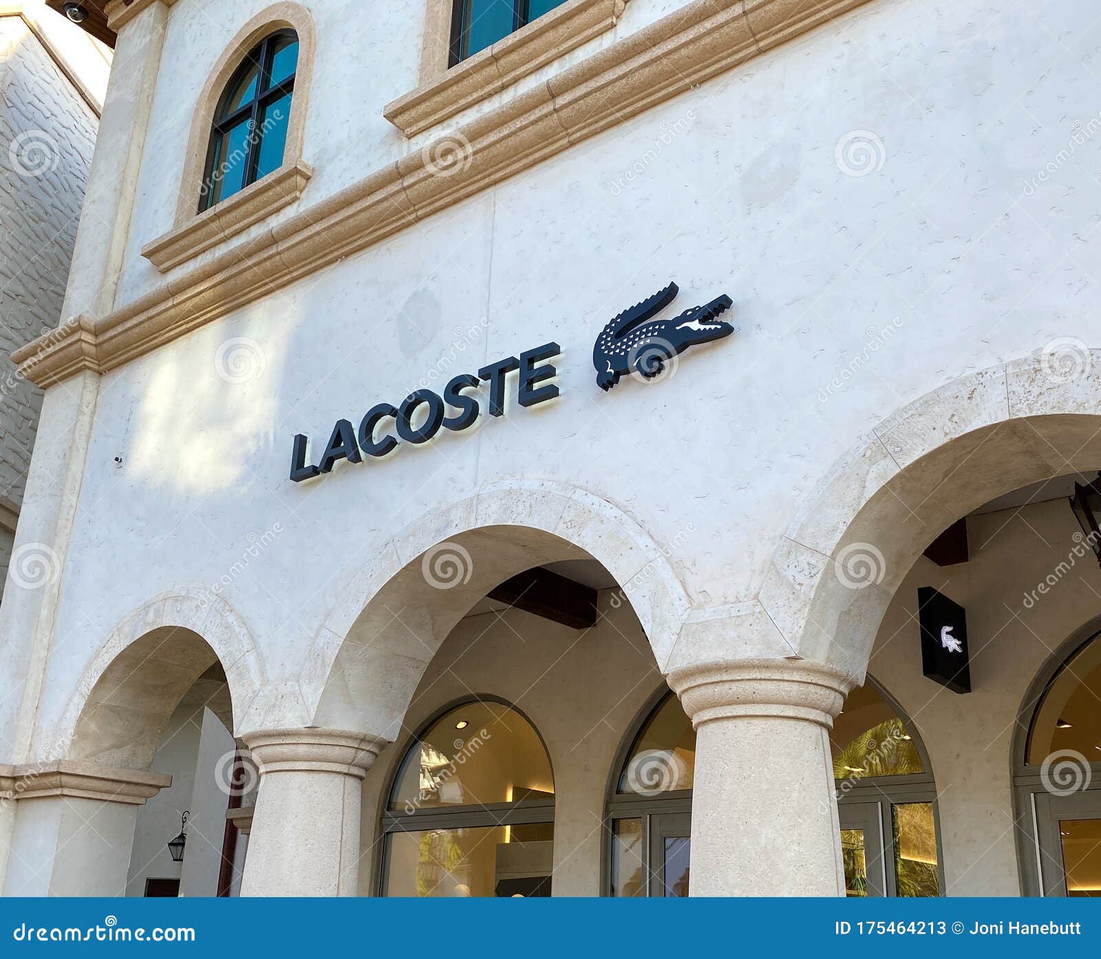 A Lacoste Clothing Retail Store at an Outdoor Mall Editorial Stock ...