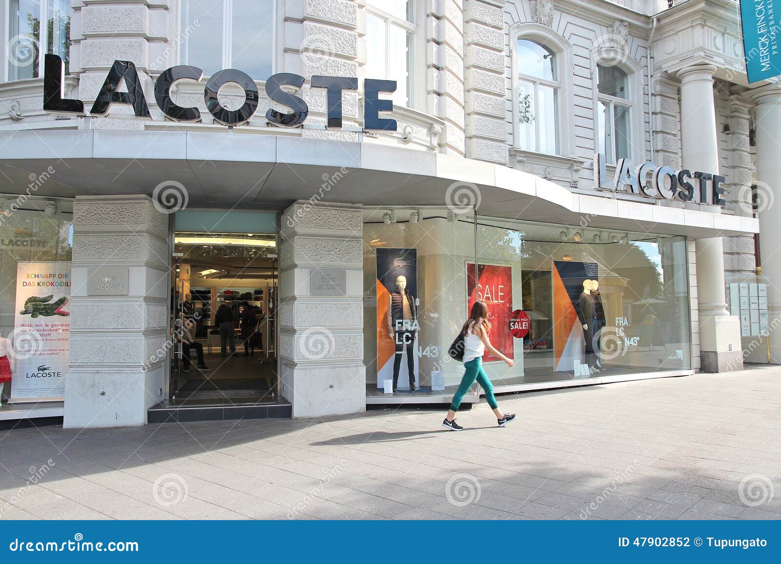 Lacoste fashion store editorial photography. Image of european - 47902852