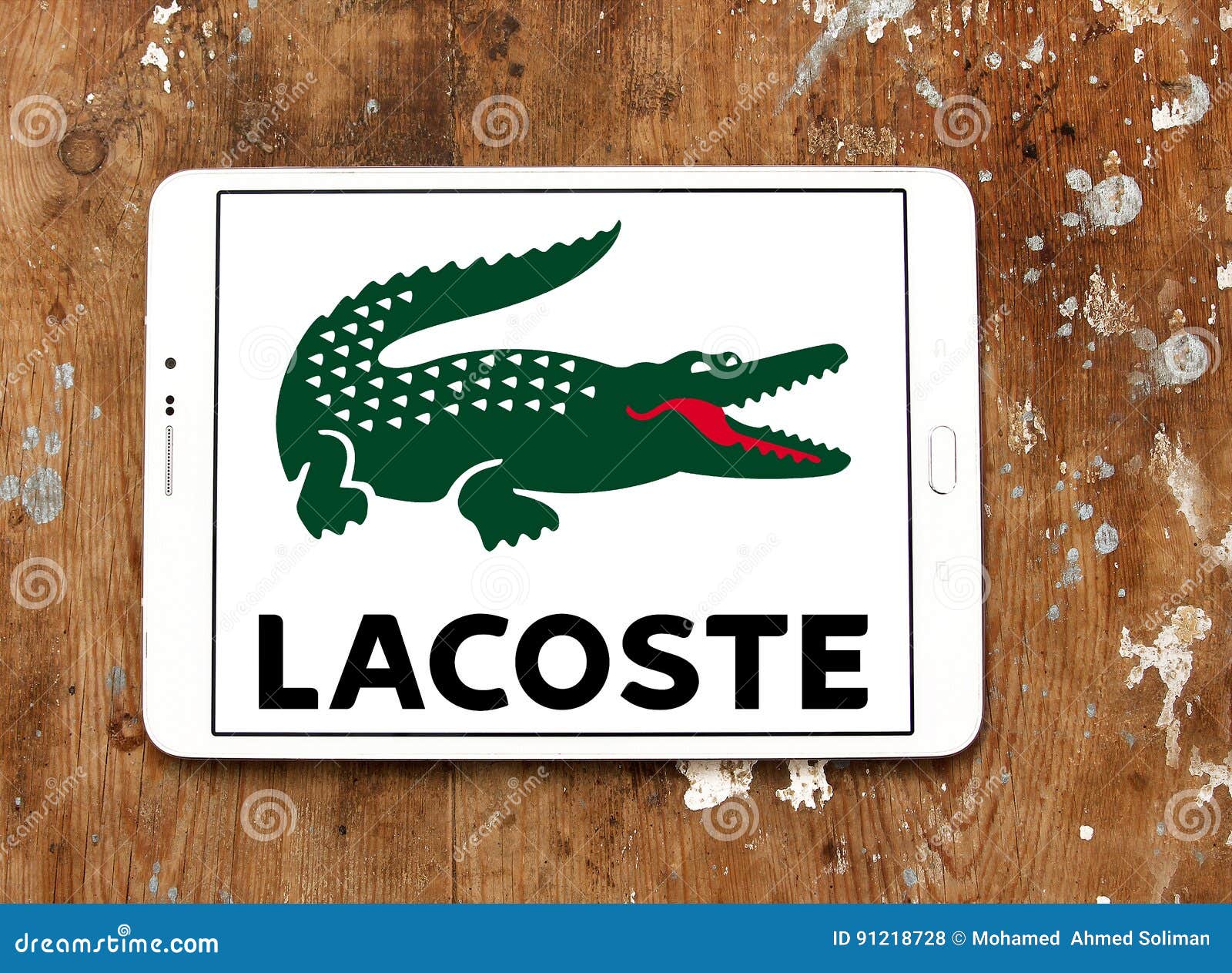 overholdelse Amorous Anholdelse Lacoste logo editorial stock photo. Image of logos, business - 91218728