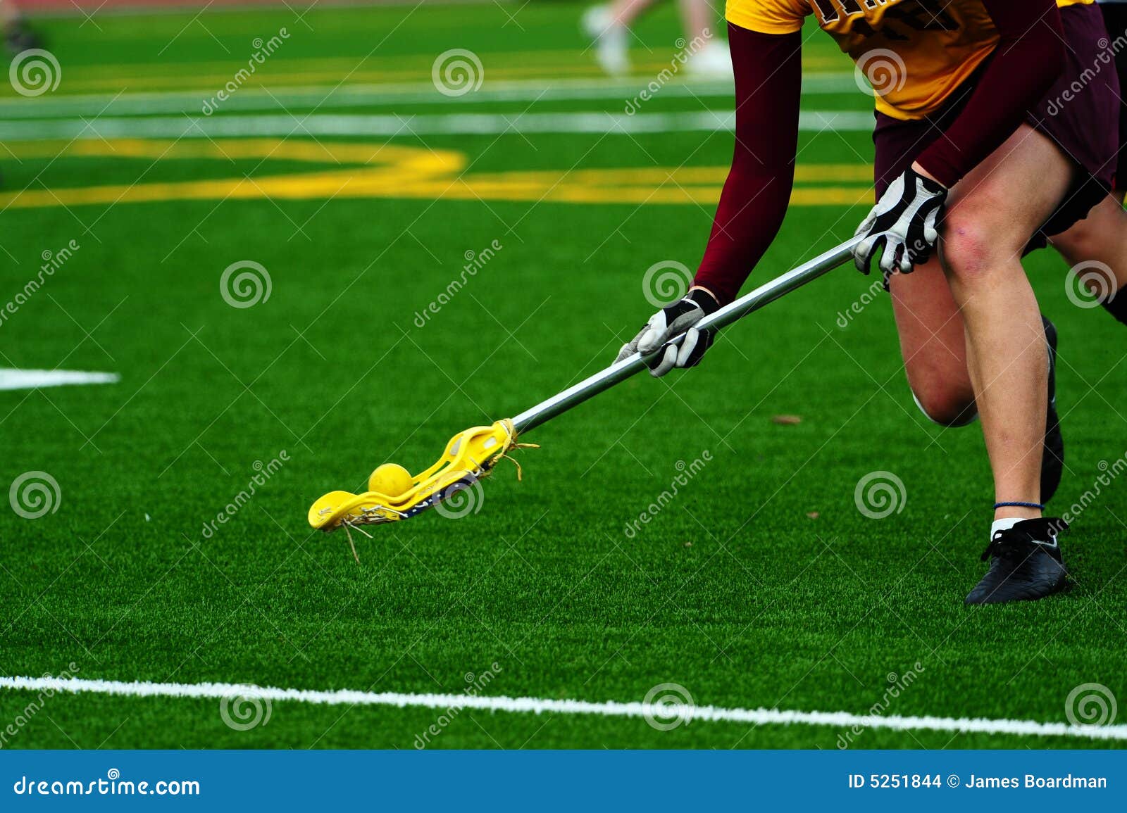 Lacrosse Ball turn over stock photo. Image of ball, school 5251844
