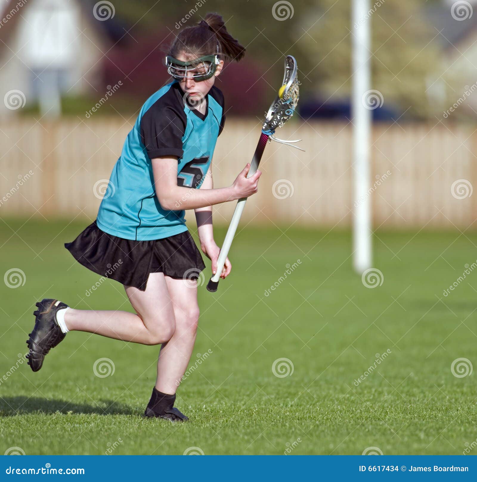 Lacrosse Checking Her Flank Stock Photo Image of school, teen 6617434