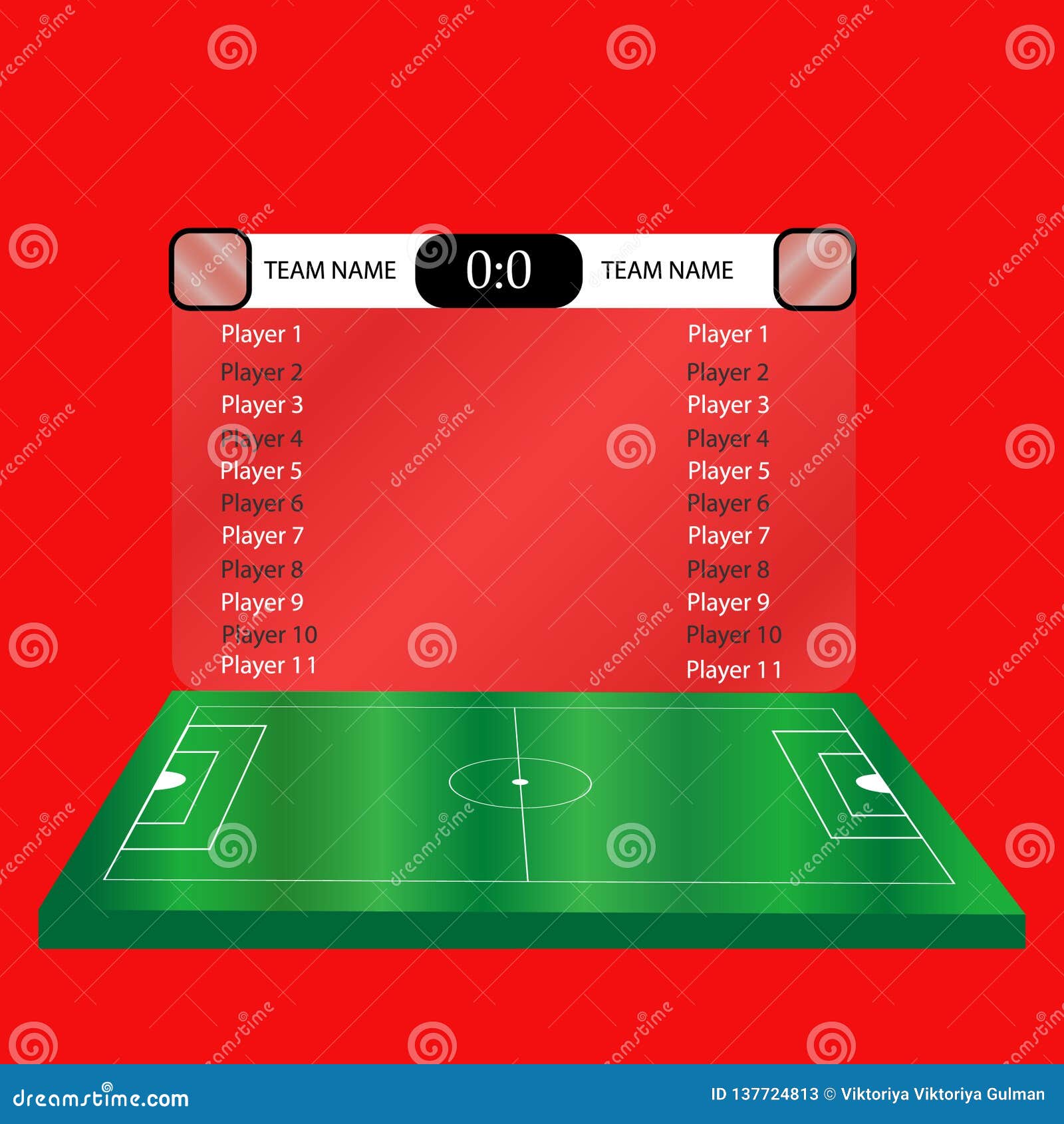 Soccer Playing Time Chart