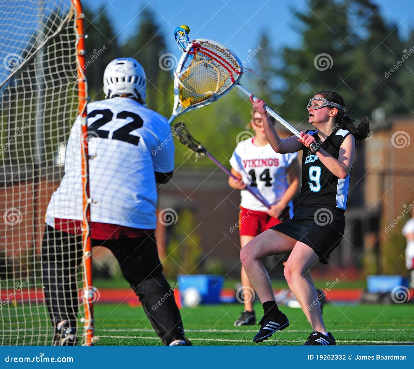 Lacrosse Girls Ball Control Editorial Photography Image of safety
