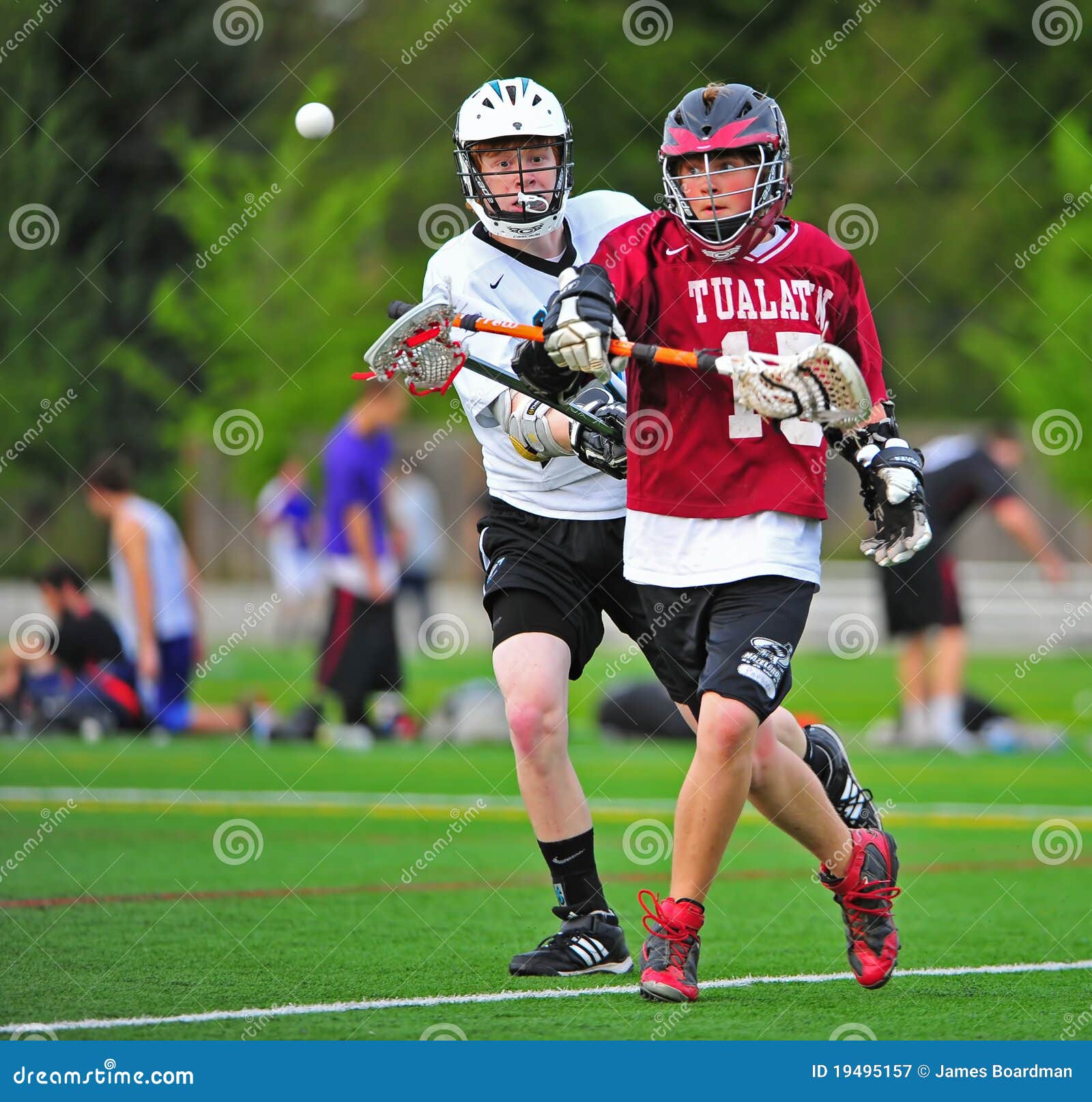 Lacrosse keep away editorial photography. Image of sport 19495157