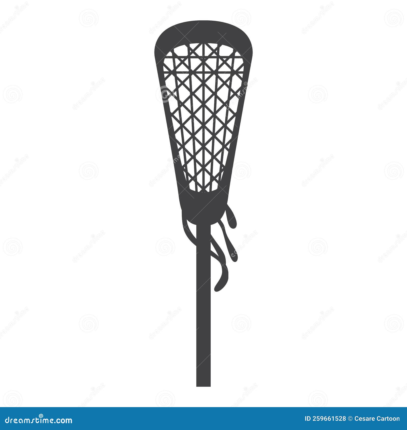 Lacrosse racket stock vector. Illustration of logo, racket 259661528
