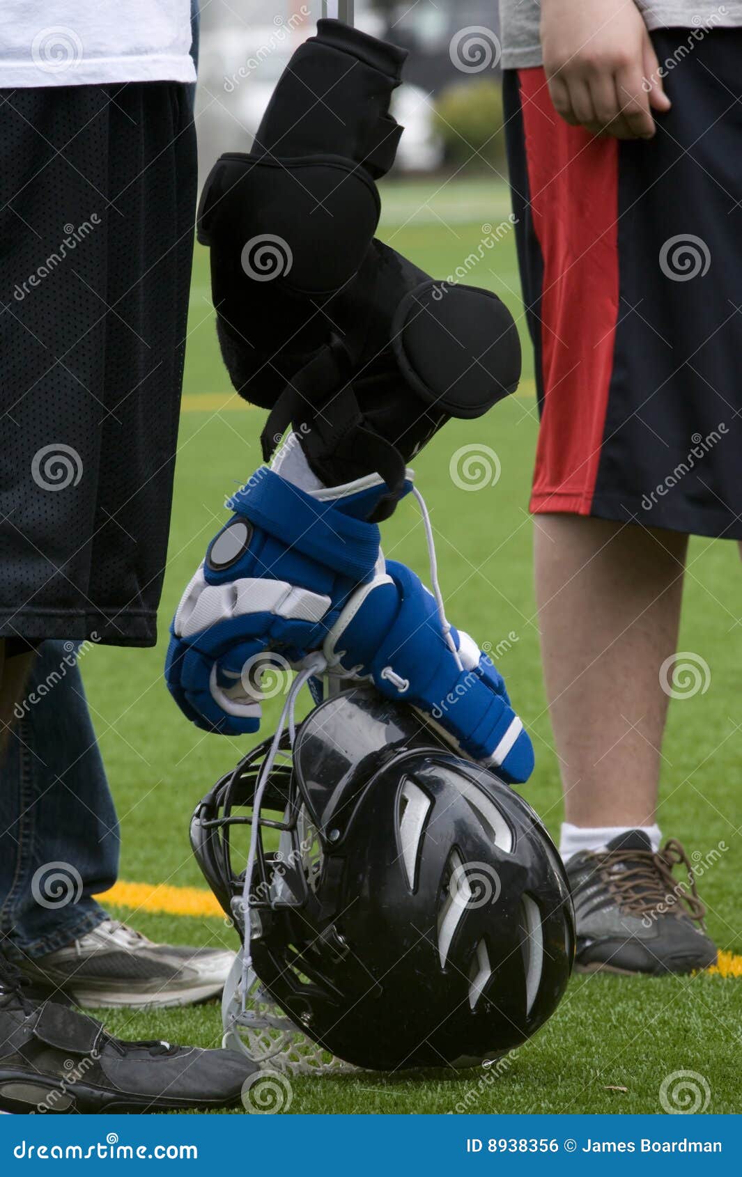 Lacrosse stick and gear stock photo. Image of helmet, lacrosse 8938356