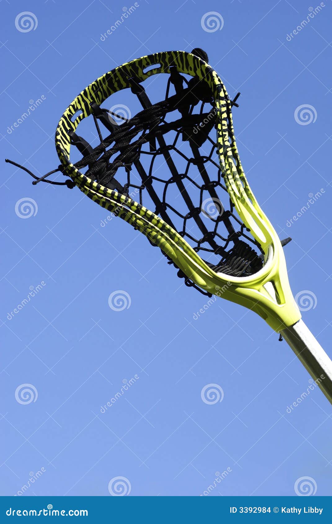 Lacrosse Stick in the Sky stock photo. Image of black 3392984