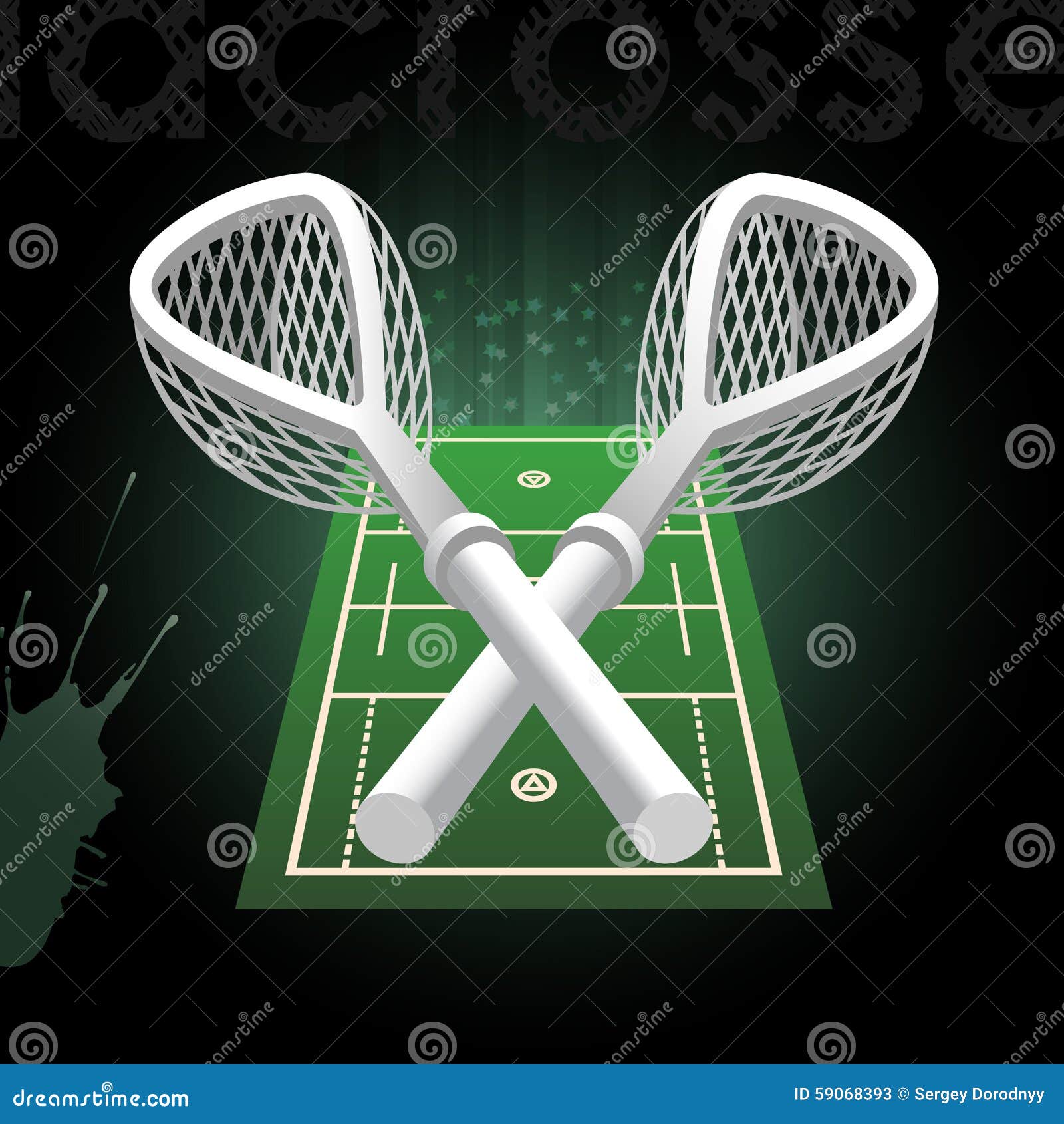 Lacrosse Vector Background. Stock Vector - Illustration of marks