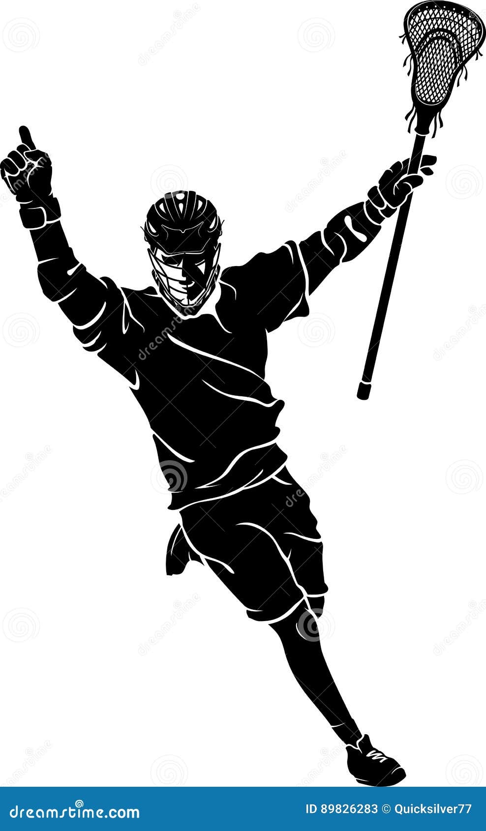 Lacrosse Silhouette Stock Illustrations – 529 Lacrosse Silhouette Stock ...