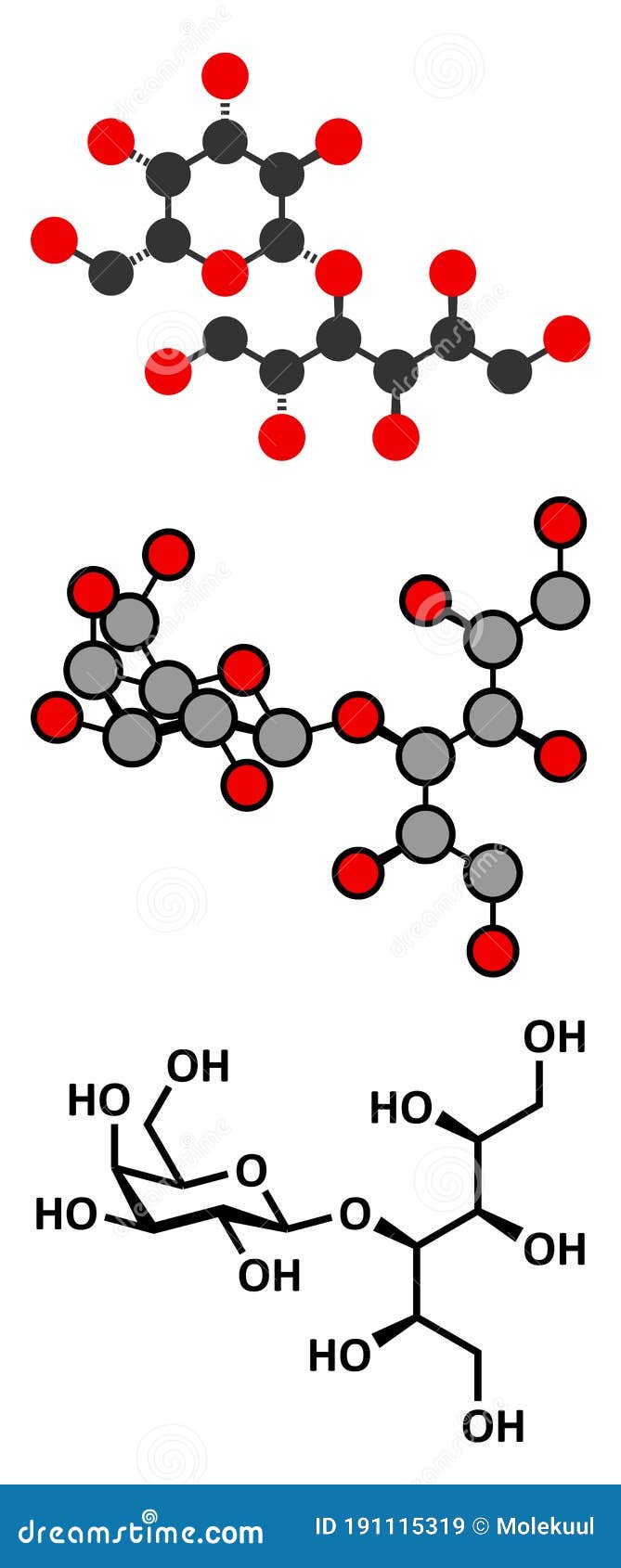 lactitol sweetener and laxative molecule