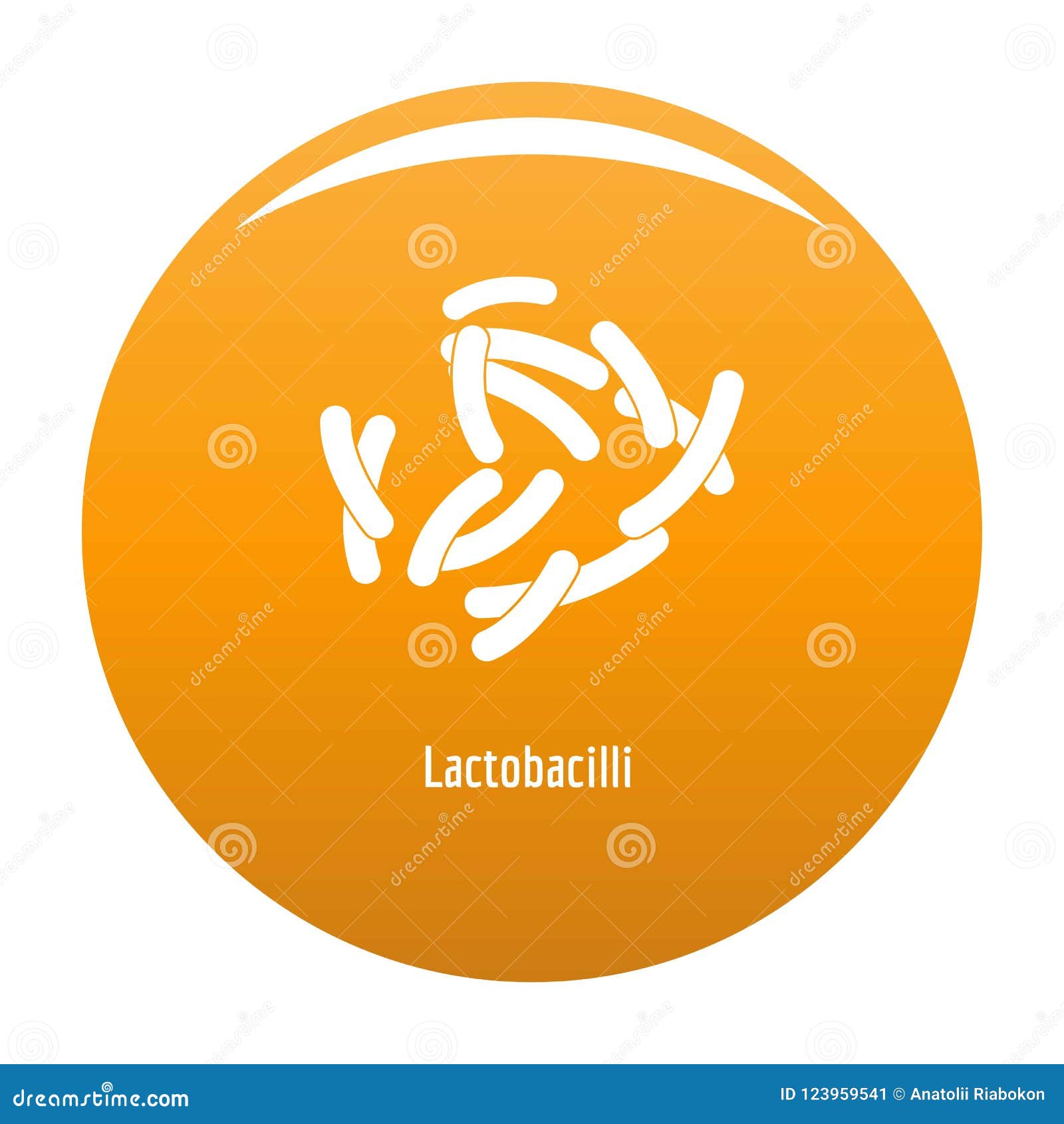 lactobacilli icon orange