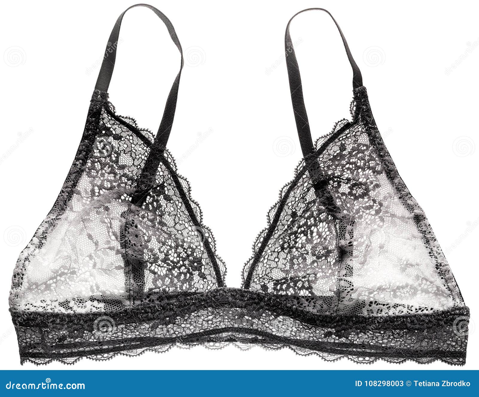 Lacy bra isolated stock image. Image of isolated, passion - 108298003