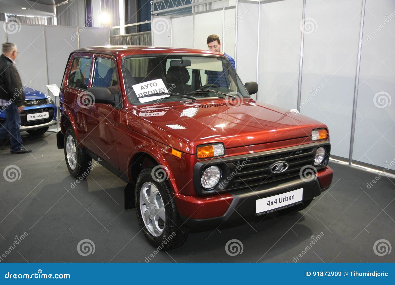 Lada an BelgradCar Show redaktionelles stockbild. Bild von marke