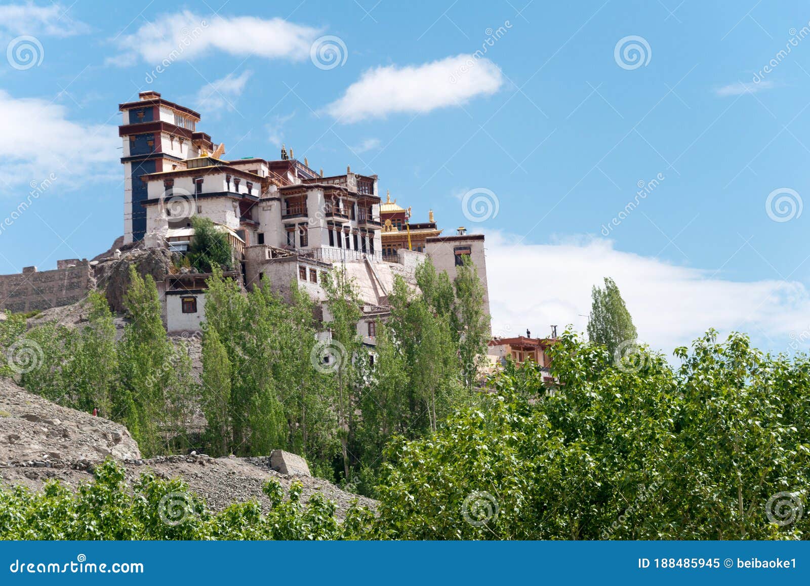 matho monastery matho gompa in ladakh, jammu and kashmir, india.