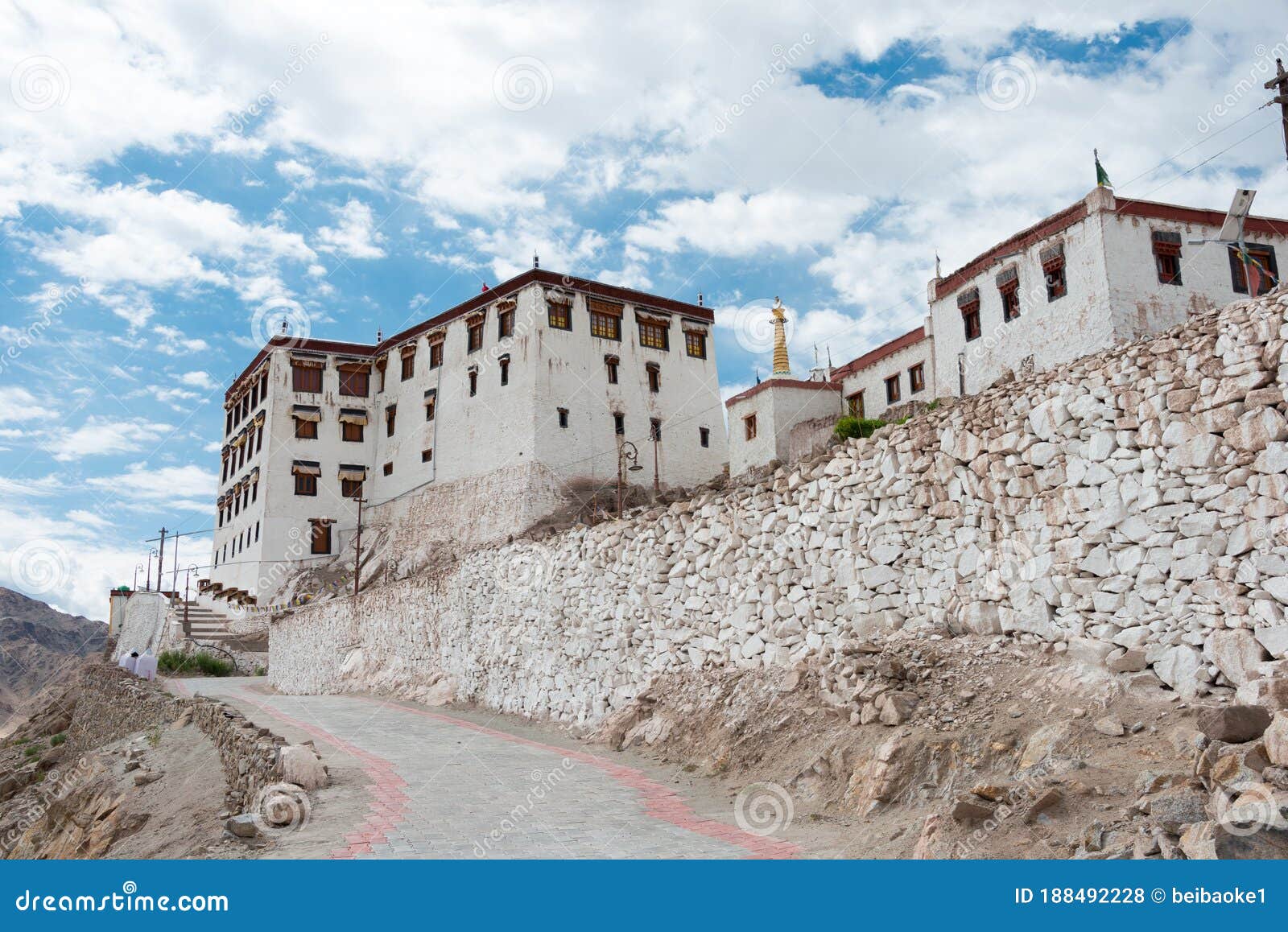 stakna monastery stakna gompa in ladakh, jammu and kashmir, india