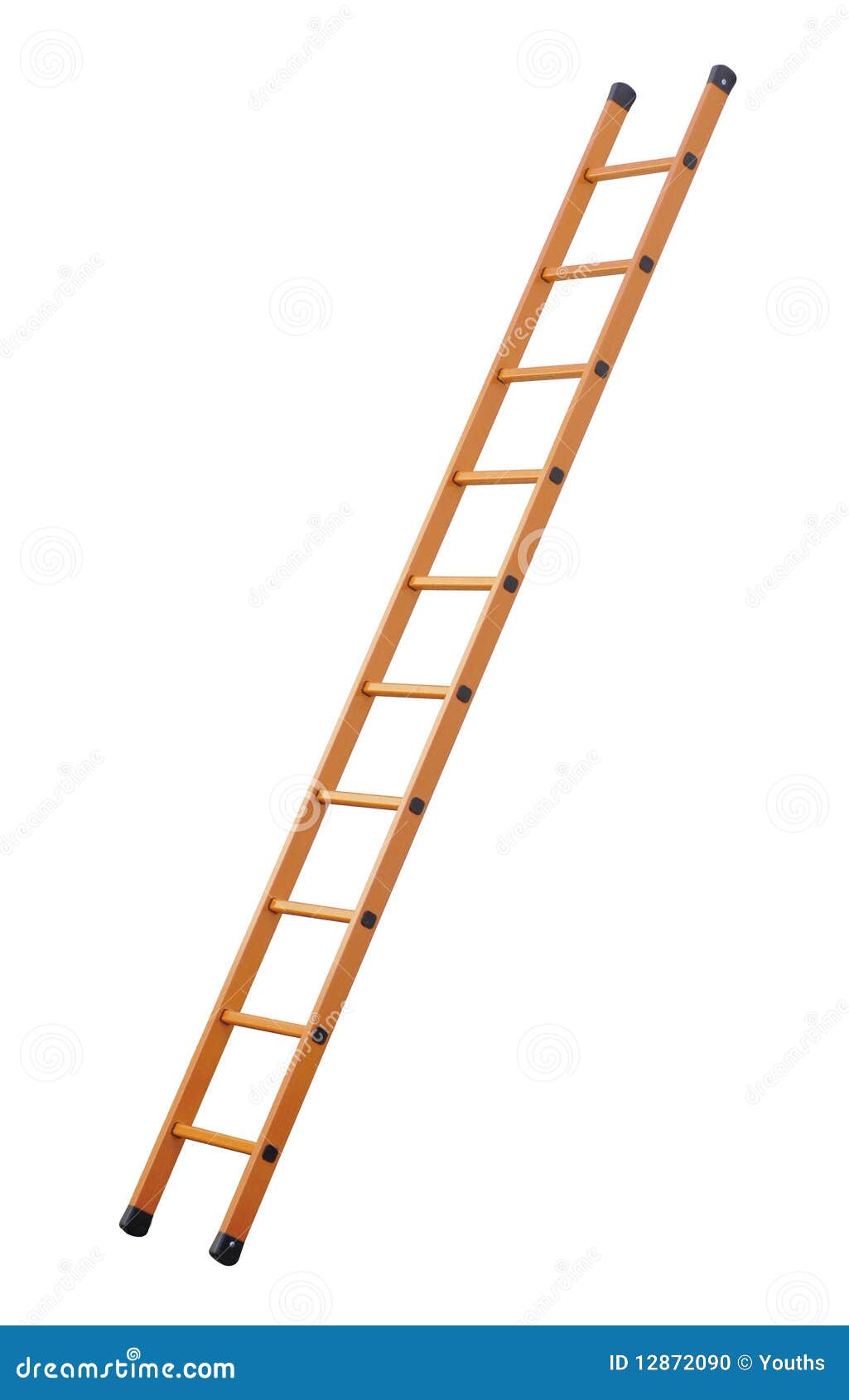 ladder (clipping path)  on white background