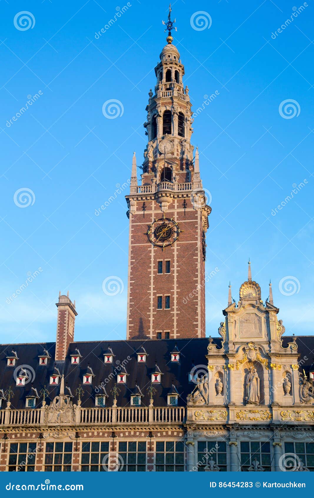 Ladeuze plein Leuven stock image. Image of catholic, lovanio - 86454283