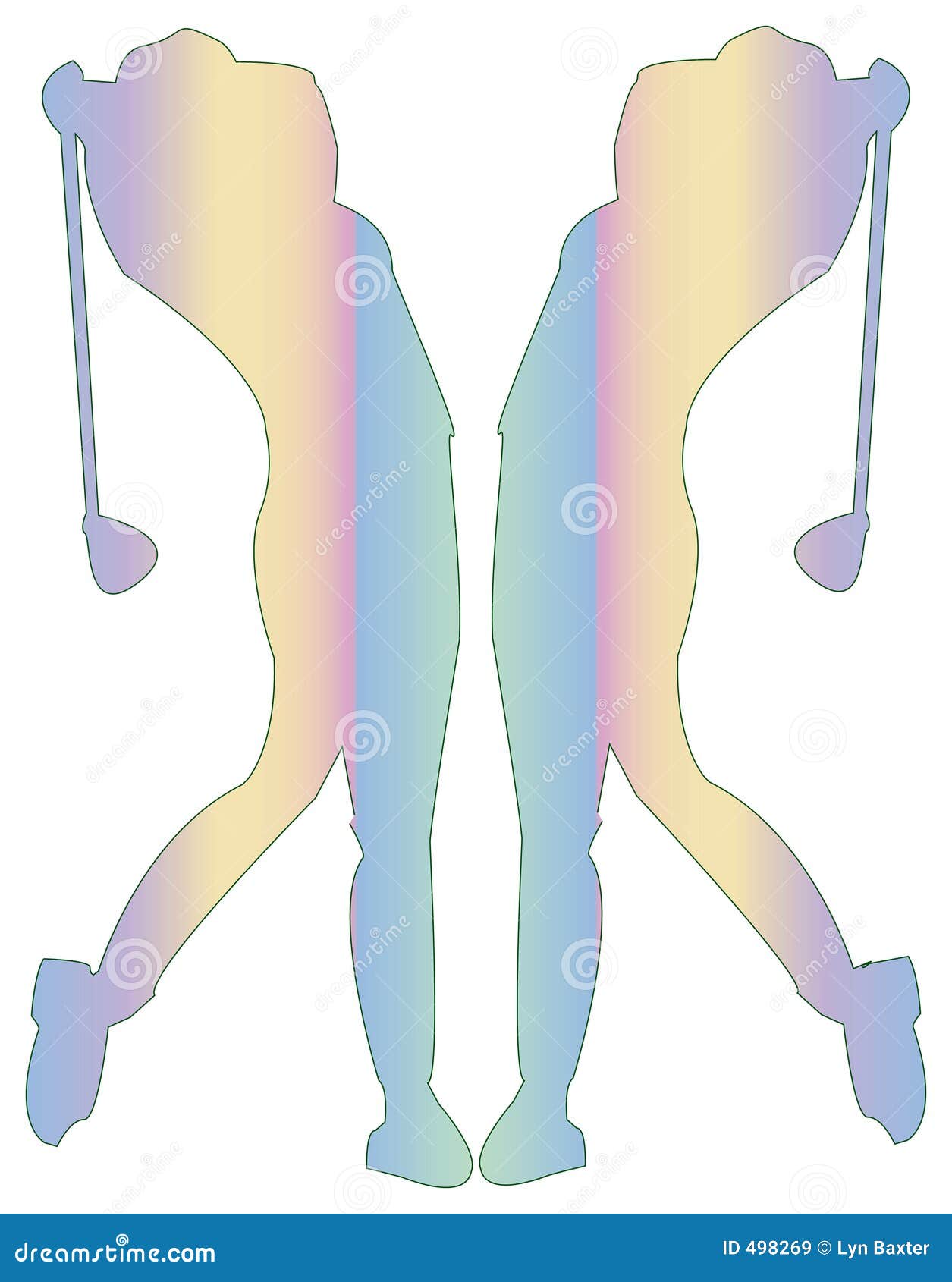 Ladies Golf Logo stock illustration. Illustration of golfer 498269
