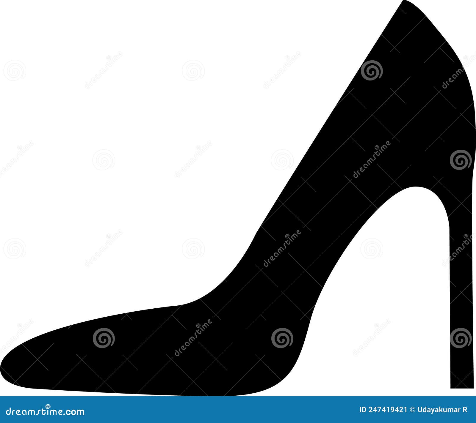 Ladies High Heels Chapel Icon. on White Background Stock Vector ...