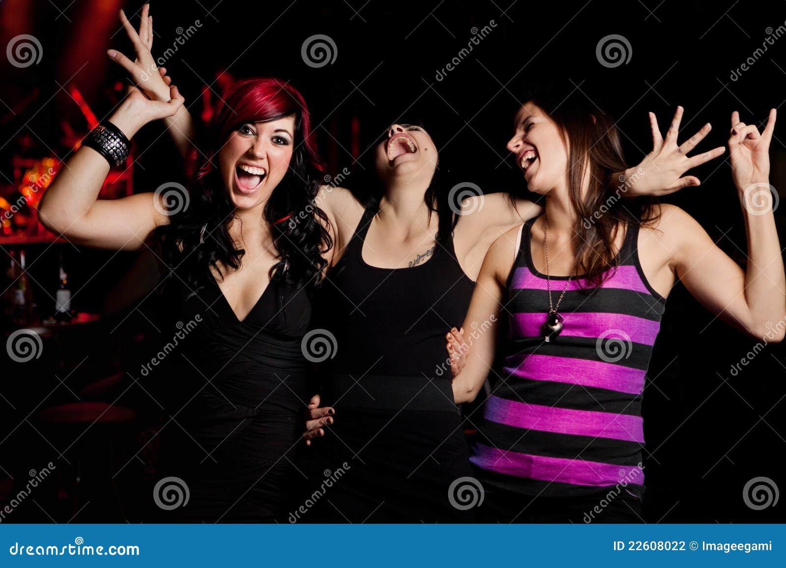 Ladies Night stock photo. Image of invite 22608022